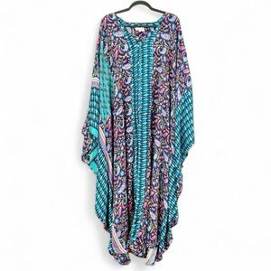 Kantha Bae Women Bowie Muu Jumpsuit Hippie Bohemian Lagenlook Abstract Free Size